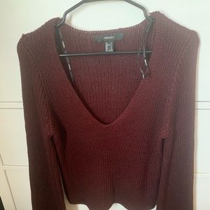 Maroon sweater